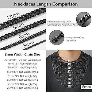 ★BLACKPURPLE★ Braham Cuban Chain Necklace ☆BLACKPURPLE☆ Braham Cuban Chain Necklace BLACKPURPLE
